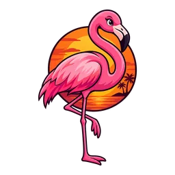 Flamingo Sunset