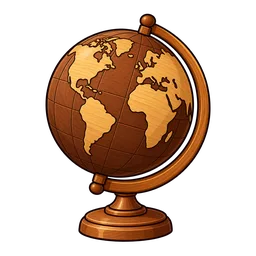 Wooden Globe