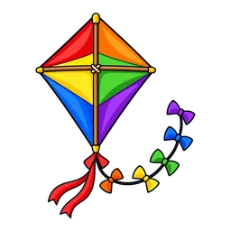 Rainbow Kite