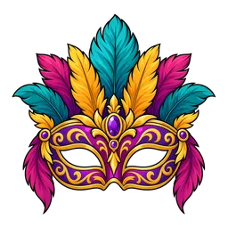 Feather Mask