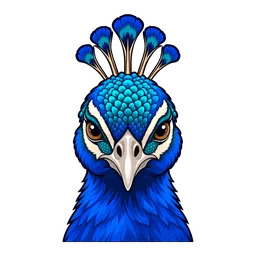 Peacock Face