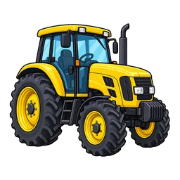 Yellow Tractor