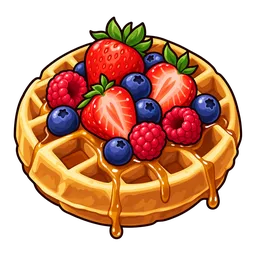 Berry Waffle